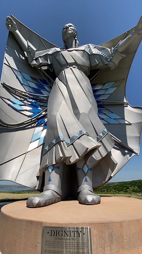 Dignity Statue in Chamberlain, South Dakota