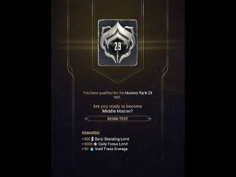 MR30 in 100 days grinding #warframe? | #MR29 Test Struggles