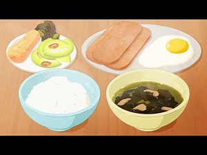 아침밥 먹방 Korean Breakfast / animation mukbang