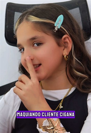 Maquiagem Especial para Mini Diva Cigana de 10 Anos