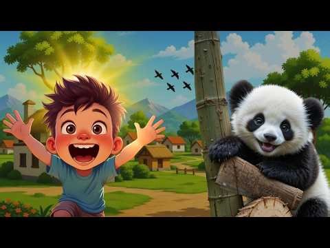 Learn Numbers with Pandas | Cute Counting Rhyme | Kids Songs | Nursery Rhymes