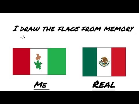 I draw the flags from memory