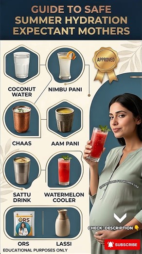 Pregnancy Nutrition: Smart Summer Drinks for You & Baby 💧👶
