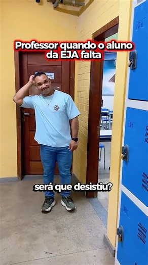 Quando o aluno EJA falta! 🥵