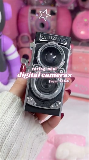 Jasmin Ang on Instagram: "📸 rating MINI Digital Cameras from Temu !! ⭐️˖° [ ◉¯] ✌︎︎ which one’s your fave? mine’s definitely camera numba 1 😍 I totally love its vintage look and the hand-crank feature for recording! • downIoad TEMU app 🔎 search [ dyb3822 ] in the search bar • for NEW app users only, get $0 gıfts with qualifying orders (T&Cs apply) @temu @shoptemu | #digitalcamera #digicam #digicamlove #y2kaesthetic #temuhaul #temustyle #temu #temufinds #minicamera"