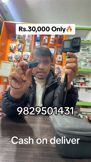 Gopro hero10 black with 2 betry Rs.30,000 call or dm us 9829501431