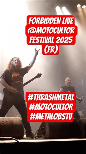 FORBIDDEN live ‪@MotocultorFestProd‬(FR) 2025 #forbidden #thrashmetal #motocultorfestival
