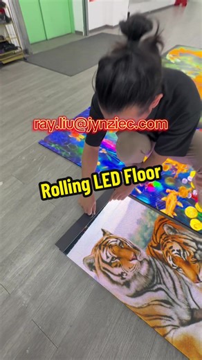 Rolling LED Floor. #leddisplayscreen #ledscreenfactroy #fyp #foryou #leddisplay