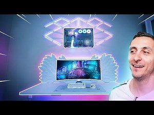 I Built the Ultimate Wireless Floating Desk Setup!