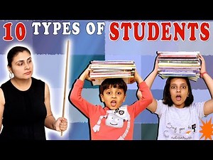 10 TYPES OF STUDENTS | Funny Bloopers | Types of kids during exams | Ep 58 Aayu and Pihu Show