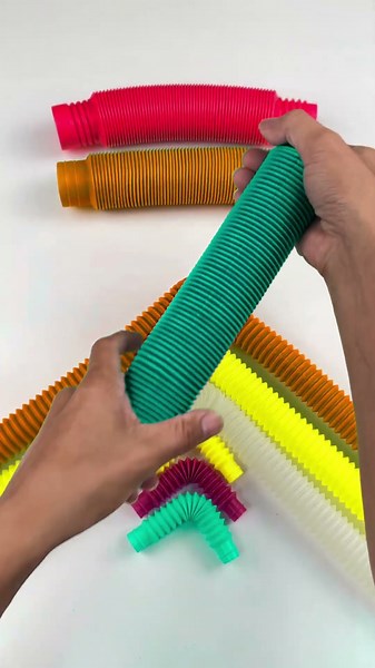 Relaxing A Style and Creating ASMR Sound POP-TUBE #satisfyingvideos #relaxing #oddasmr #poptubes