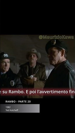 RAMBO (1982) - PARTE 20 "Sono venuto a salvarvi da lui." #sylvesterstallone #movie #rambo #perte
