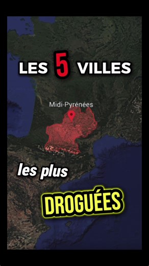 Les 5 Villes les Plus Droguées du Midi-Pyrénées ! 💀 #ville #tarn #hautegaronne #hautepyrenées #toulouse