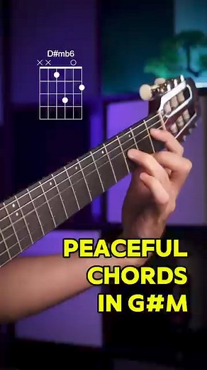 Peacefulchord G#m #guitarist #guitar #TheClassroom #guitartip #educational #guitarplayer #guitarlessons #guitarcover #guitarra #fbreelsfypシ゚ | The Classroom