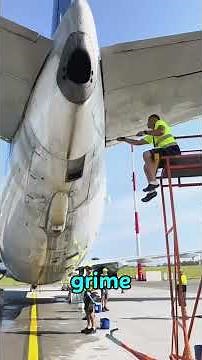 The Shocking Truth About How Airplanes Are Washed!