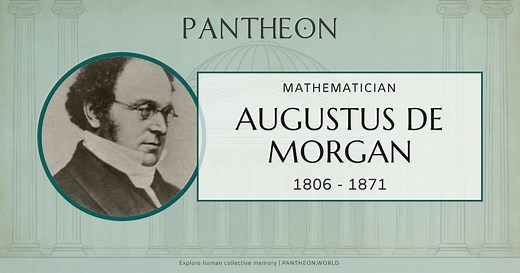 Augustus De Morgan Biography | Pantheon