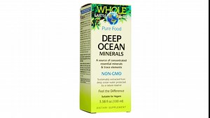 Natural Factors Whole Earth & Sea Deep Ocean Minerals - Supports Electrolyte Balance & Bone Health* - Vegan - Unflavored - 3.38 oz