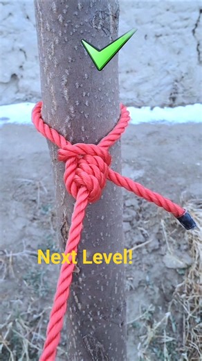 This Knot Locks So Hard on a Rod – Unbelievable!#diy #knot #shorts