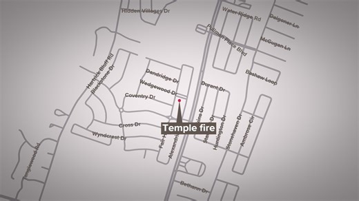Lightning strike causes Temple house fire
