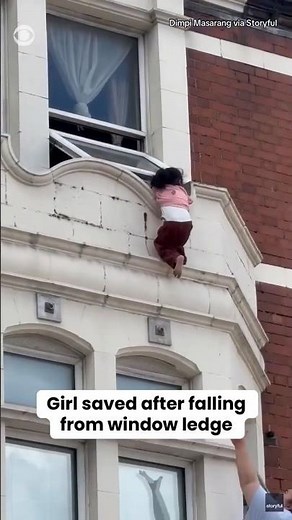 Hero Restaurant Manager Saves Girl Falling From Building 😳🙏 #Hero #London #News