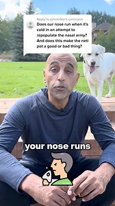 1.9K views · 21 reactions | Why does your nose run in the cold? ❄️  Because of vasoconstriction - which irritates the nose lining, leading to more mucus production. So that runny nose is proof your body is fighting off potentially harmful bacteria or viruses. 裂 #RunnyNose #ImmuneSystem #cold | The Urban Monk | Facebook