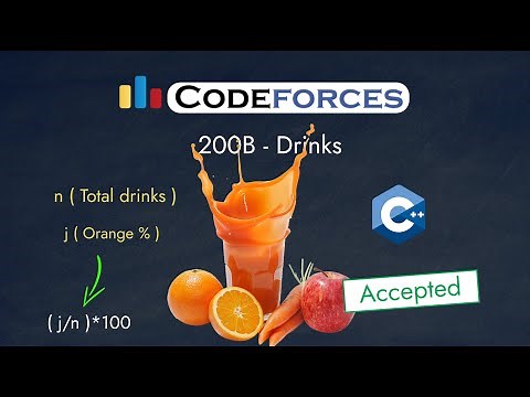 Codeforces 200B - Drinks | Detailed C++ Solution | TheCoDeveloper