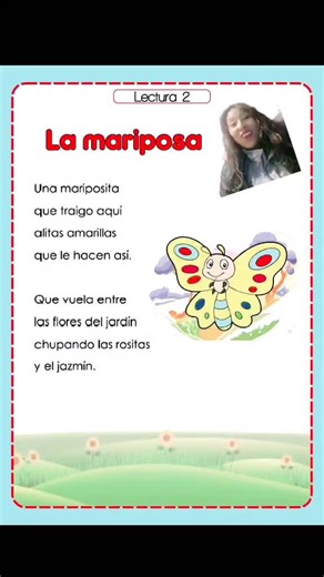 Lectura Rítmica: La Mariposa en el Jardín