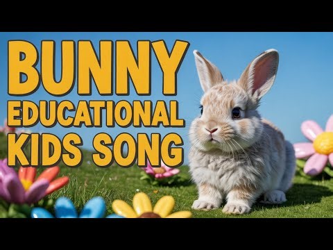Bunny Cleaning Song | Funny Rabbit Nursery Rhymes and Bunny Kids Song for Learning Hygiene