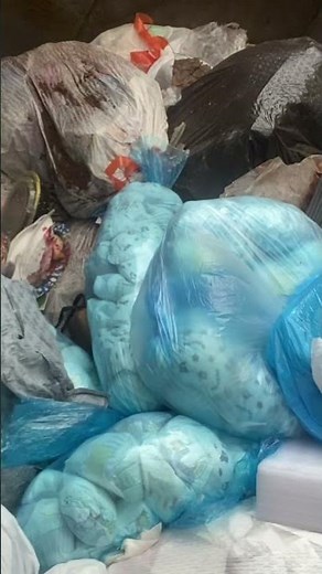 Diapers in the trash