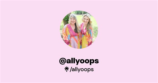 allyoops | Instagram, Facebook | Linktree