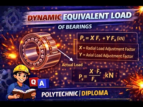 Dynamic Equivalent Load of Bearings | Machine Design | Polytechnic Mechanical