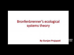 Urie Bronfenbrenner's Ecological system theory ||Explanation