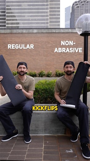 Classic VS Non-Abrasive!? #skateboarding #skateboardvibes #kickflip