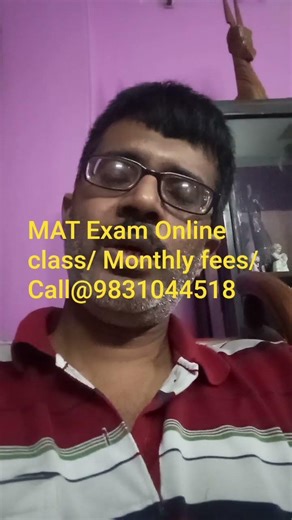 MAT Exam Online class/ Call@9831044518