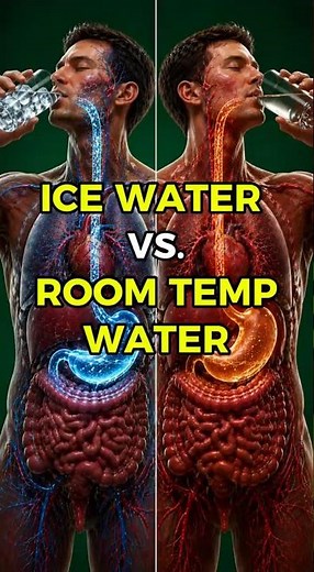 What Happens Inside Your Body When You Drink Ice Water VS. Room Temperature Water?