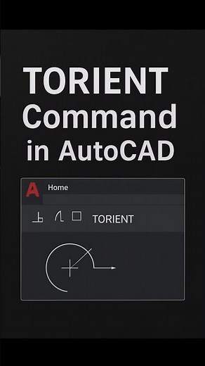 AutoCAD TORIENT Command Explained in Seconds!