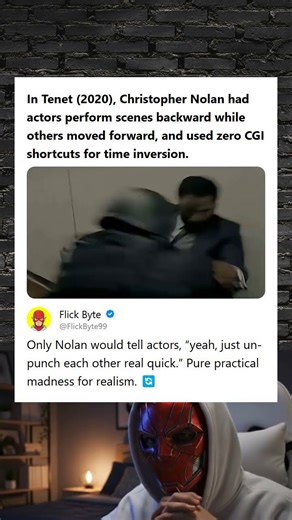 Tenet 2020 Christopher Nolans Practical Time Inversion Actors Performed Scenes Backward