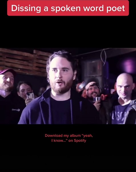 Spoken word poetry diss! Download my album “yeah, I know…” on Spotify. #fyp #spokenword #comedy #rapbattle