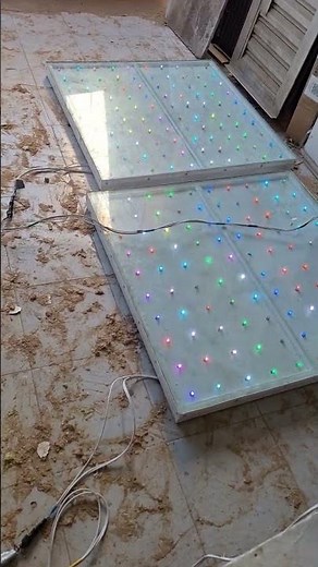 This is how my T1000S LED pixel controller panels work #carpentry #dj #LEDlighting