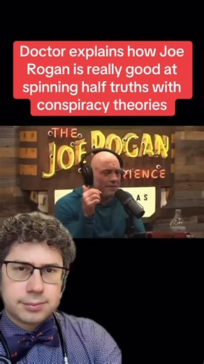 Zachary Rubin, MD | Joe Rogan is really good at sprinkling half truths with conspiracy theories. #joerogan #doctor #vaccine | Instagram