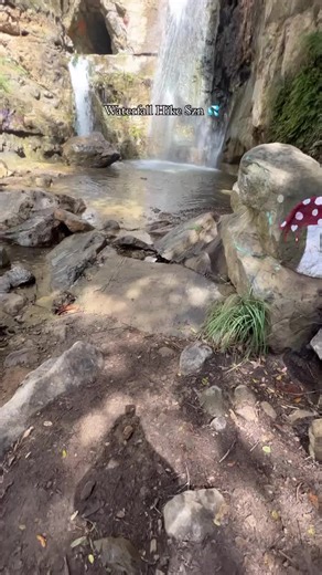 It’s been rainy in socal, which only means one thing !!! #waterfalls #hiking #socal #california #viral