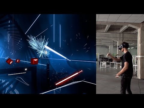 Antilatency OpenVR Driver demo with Beat Saber