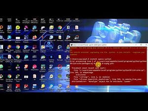 How to fix Attribute Error: None Type object has no attribute loader in Python pip install module