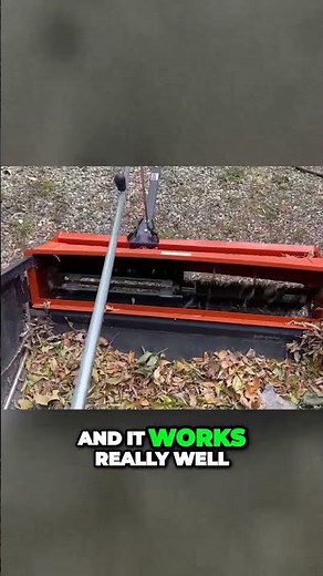 Revolutionize Your Leaf Cleanup with this Incredible Lawn Sweeper!