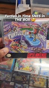 356K views · 5.5K reactions | TMNT Turtles in Time SNES IN THE BOX. Courtesy of @retro_next_door_eugene Man it was tough not to take this home. Definitely check out this store! Great stuff and they were really nice people. Sorry for the silence friends, had to take some time off because someone hit my car a few days ago... #retro #retrogames #Nintendo #snes #supernintendo #tmnt #teenagemutantninjaturtles | Black Retro Gamer | Facebook