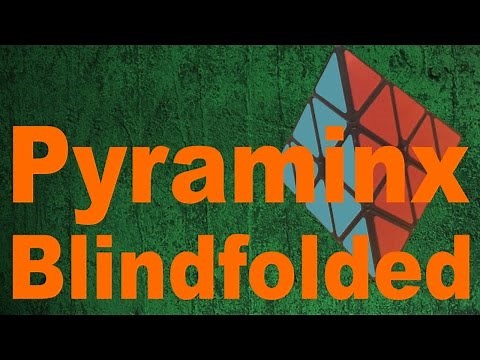 Solving a Pyraminx Blindfolded