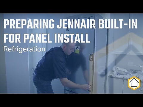 Preparing JennAir Built-in for Panel Installation