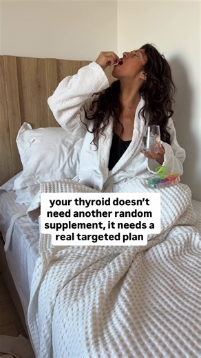 Don’t make the same mistakes I did ⬇️ I used to: - add another supplement every time a symptom popped up - copy protocols from social media - hope “normal labs” meant my body was actually okay - feel frustrated when nothing really changed What I didn’t realize back then is that more is not better. Random is not strategic. And supplements without context are just expensive guesses. Your thyroid does not need another trend. It needs clarity. It needs data. It needs a plan that actually makes sense