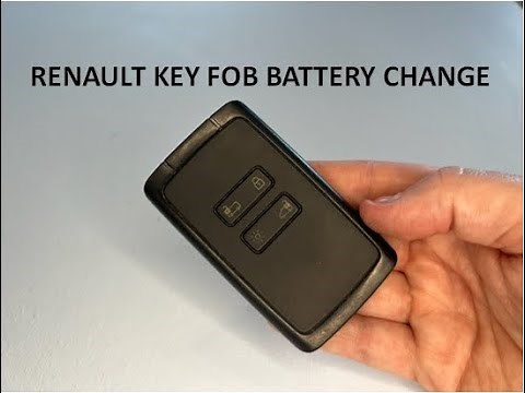 Renault Clio Kadjar Captur Key Fob Battery Replacement