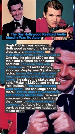 😱 The Day Hollywood Realized Audie Murphy Was No Actor.#shortsvideo #hollywood